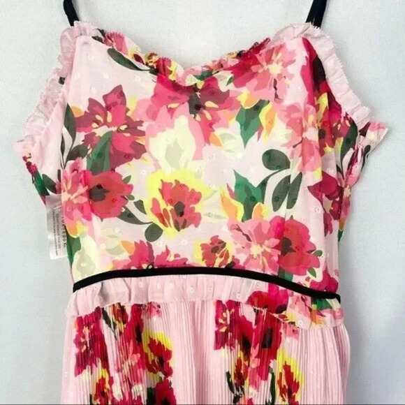 Foxiedox Pink Floral Mami Mini Dress M - Picture 5 of 9